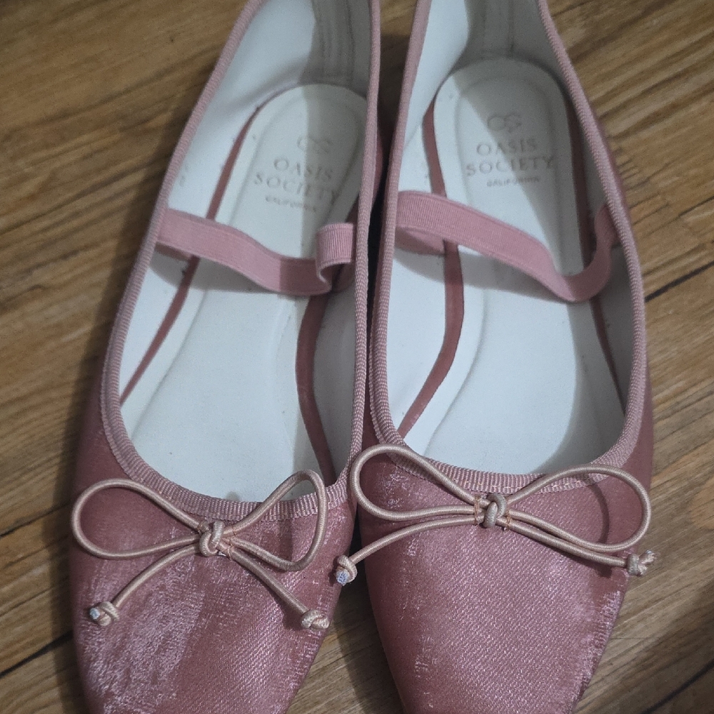 OASIS SOCIETY London Ballet Flat Blush Pink